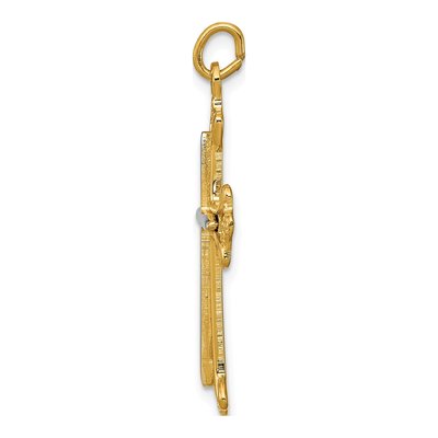 Gold-Plated Sterling Silver Cross Pendant – view 3