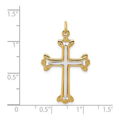 Gold-Plated Sterling Silver Cross Pendant – view 4