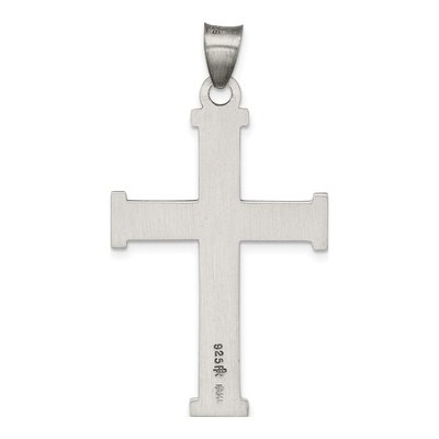 Sterling Silver Antiqued Latin Cross Pendant – view 5