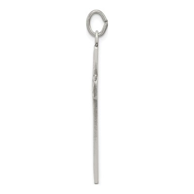Sterling Silver Antiqued Cross Pendant – view 3