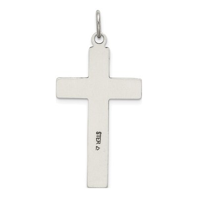 Sterling Silver Antiqued Cross Pendant – view 5