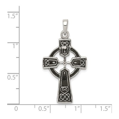 Sterling Silver Celtic Cross Pendant – view 4