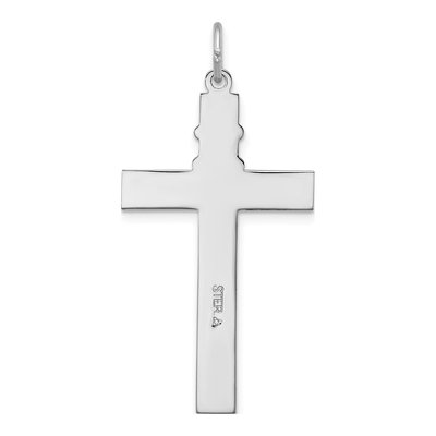 Sterling Silver Rosary Cross Pendant – view 4