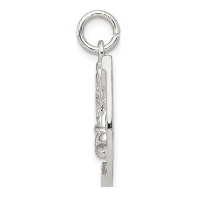 Sterling Silver Horseshoe Boot Pendant – view 3
