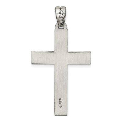 Sterling Silver Antiqued Latin Cross Pendant – view 5