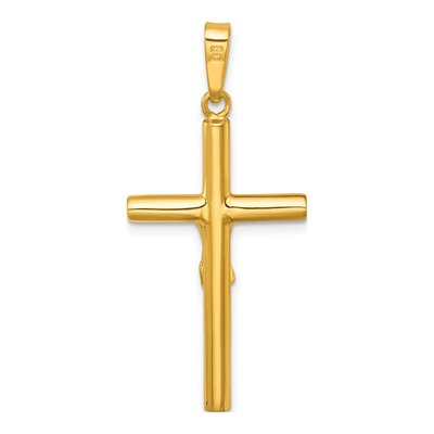 Gold-Plated Sterling Silver Crucifix Pendant – view 4