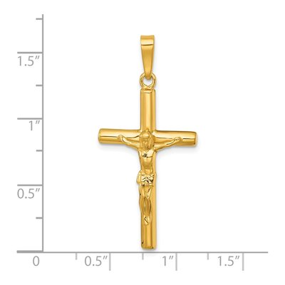 Gold-Plated Sterling Silver Crucifix Pendant – view 5