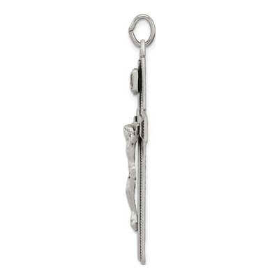 Sterling Silver INRI Crucifix Cross Pendant – view 3