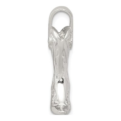 Sterling Silver Cowboy Boot Pendant – view 3