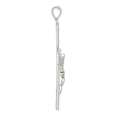 Sterling Silver Filigree Crucifix Pendant – view 3