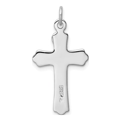 Sterling Silver INRI Crucifix Cross Pendant – view 4