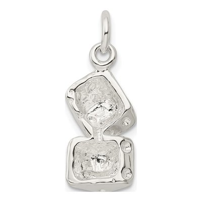 Sterling Silver Large Dice Charm – view 5