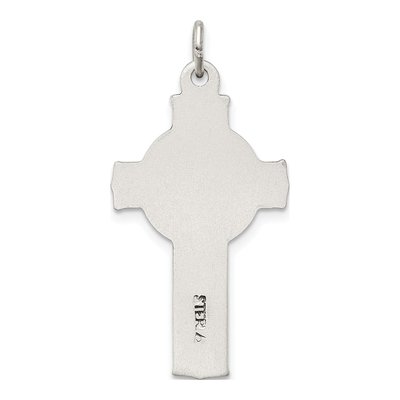 Sterling Silver Antiqued INRI Crucifix Pendant – view 5