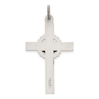 Sterling Silver INRI Crucifix Pendant – view 5