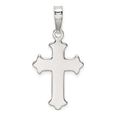 Sterling Silver Textured Crucifix Pendant – view 5