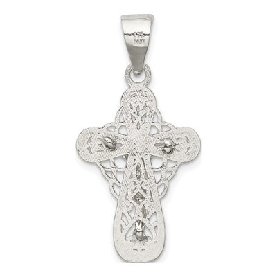 Sterling Silver Small Crucifix Pendant – view 5