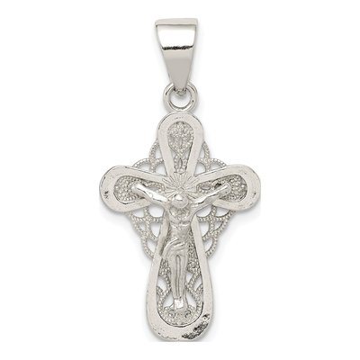 Sterling Silver Small Crucifix Pendant