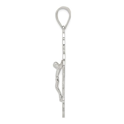 Sterling Silver Crucifix Pendant – view 3