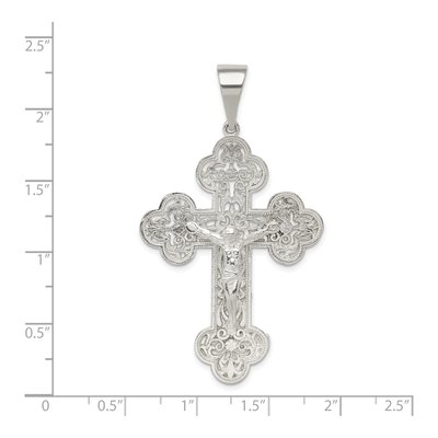 Sterling Silver Crucifix Pendant – view 4