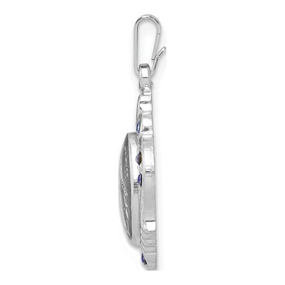 Sterling Silver CZ Miraculous Pendant – view 3