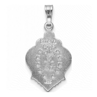 Sterling Silver CZ Miraculous Pendant – view 5