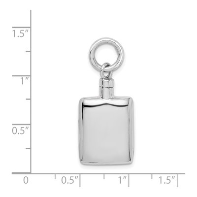 Sterling Silver Ash Holder Memorial Pendant – view 5