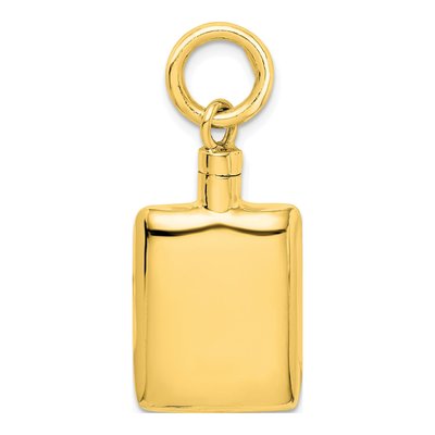 Gold-Plated Sterling Silver Ash Holder Pendant