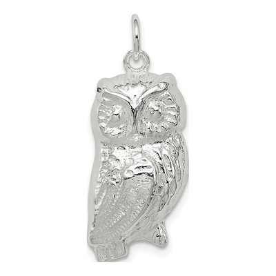 Sterling Silver Owl Charm