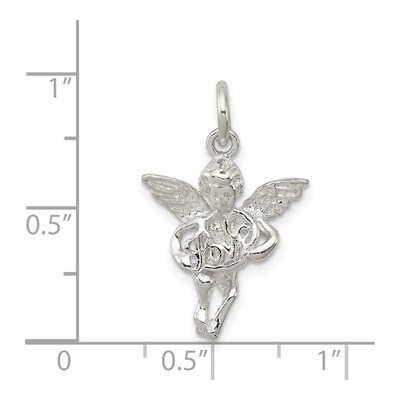 Sterling Silver Angel Love Pendant – view 4