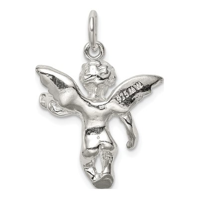Sterling Silver 3-D Angel Figure Pendant – view 5