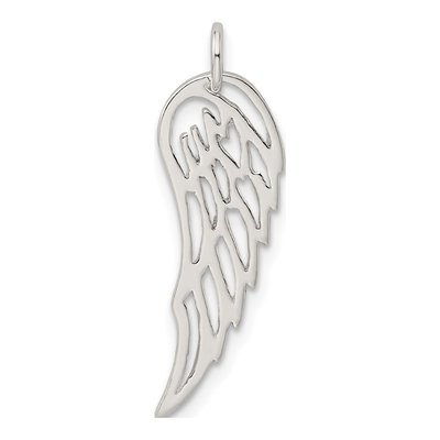 Sterling Silver Angel Wing Pendant – view 5