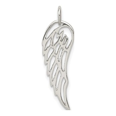 Sterling Silver Angel Wing Pendant