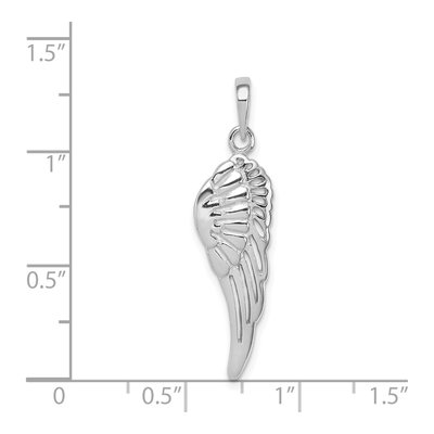Sterling Silver Angel Wing Pendant – view 5