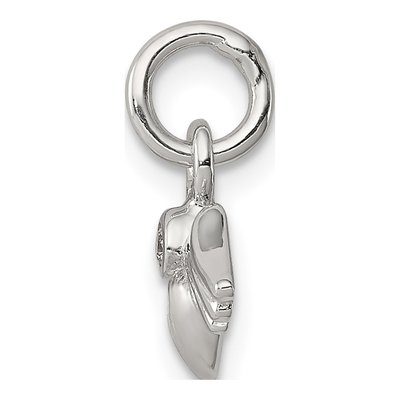 Sterling Silver CZ Heart Pendant – view 3