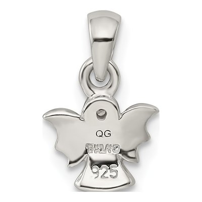 Sterling Silver CZ Angel Pendant – view 5