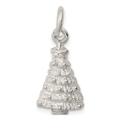 Sterling Silver Christmas Tree Pendant