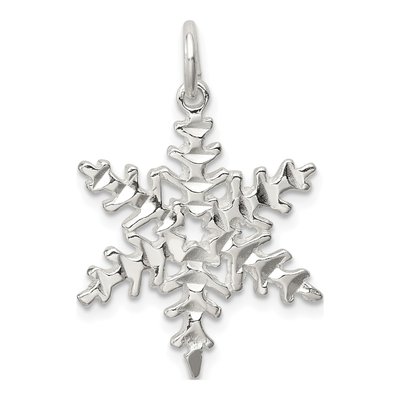 Sterling Silver Snowflake Pendant