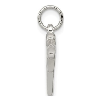 Sterling Silver Chai Symbol Pendant – view 3