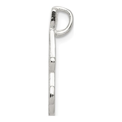 Sterling Silver Letter A Slide Pendant – view 3