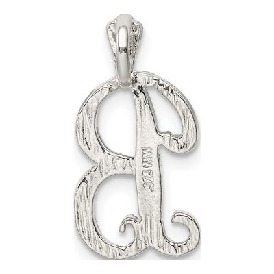 Sterling Silver Letter B Slide Pendant – view 5