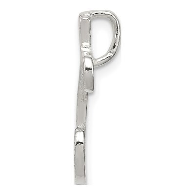 Sterling Silver Letter C Charm – view 3