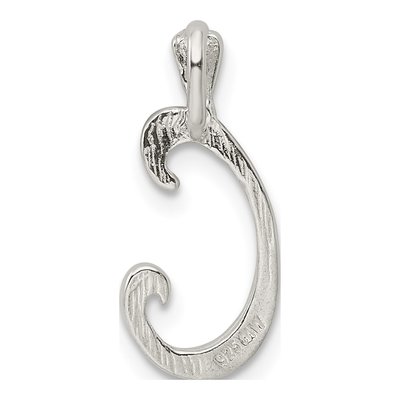 Sterling Silver Letter C Charm – view 5
