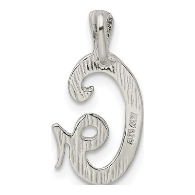 Sterling Silver Letter G Slide Pendant – view 4