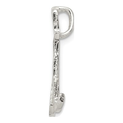 Sterling Silver Letter M Slide Pendant – view 3