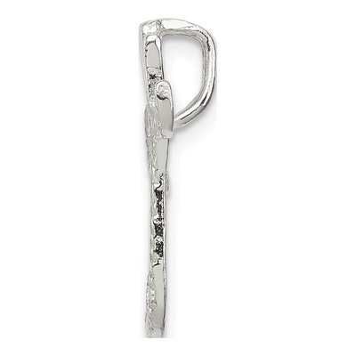 Sterling Silver Letter T Slide Pendant – view 3