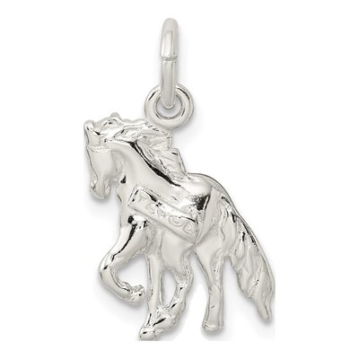 Sterling Silver Horse Pendant – view 5