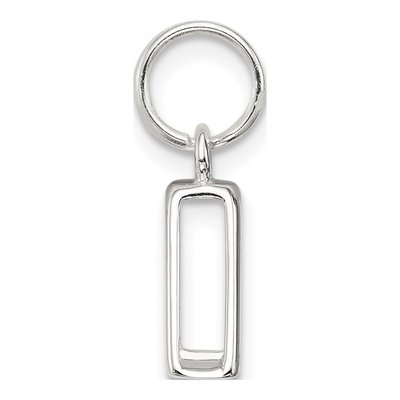 Sterling Silver Letter A Pendant – view 3