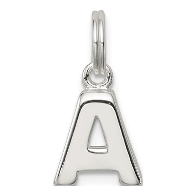 Sterling Silver Letter A Pendant