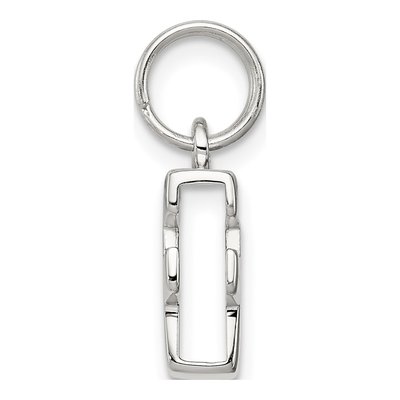 Sterling Silver Letter F Charm – view 3