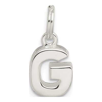 Sterling Silver Letter G Charm